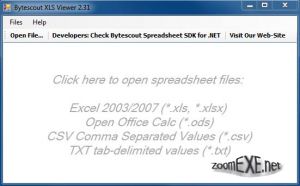 Bytescout XLS Viewer 2.31 Bytescout XLS Viewer 2.31