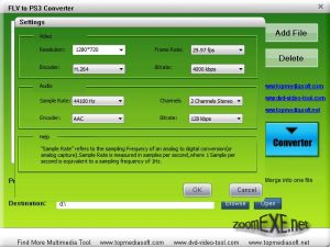 Free FLV to PS3 Converter