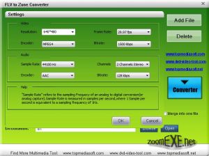 Free FLV to Zune Converter