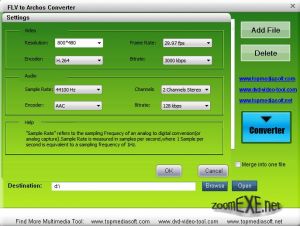 Free FLV to Archos Converter