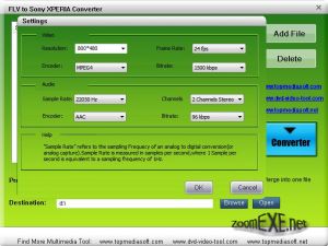 Free FLV to Sony Xperia Converter