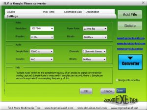 Free FLV to Google Phone Converter