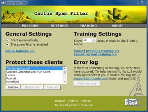 Cactus Spam Filter 3.01