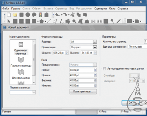 Scribus 1.4.1