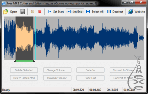 Free MP3 Cutter and Editor 2.6