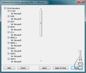 Win7DSFilterTweaker 5.3
